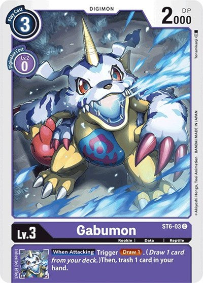 Gabumon (Starter Deck 06: Venomous Violet) Near Mint