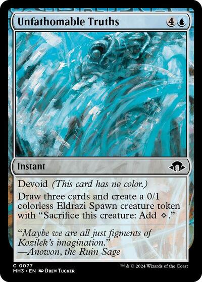 Unfathomable Truths (Modern Horizons 3) Near Mint - Nick Nack's Full Frontal Attack