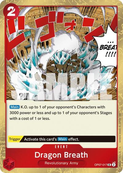 Dragon Breath (Pirate Foil) (Premium Booster - The Best - Vol. 2) Near Mint Foil - Nick Nack's Full Frontal Attack