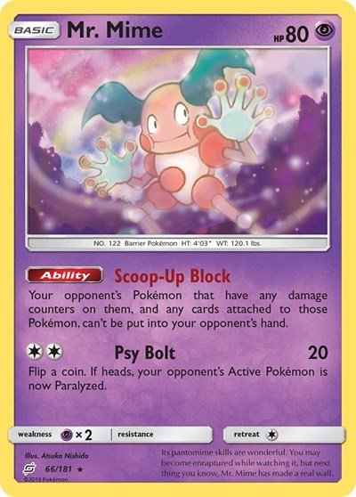Mr. Mime (SM - Team Up) Near Mint - Nick Nack's Full Frontal Attack