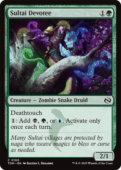 Sultai Devotee (Tarkir: Dragonstorm) Near Mint - Nick Nack's Full Frontal Attack