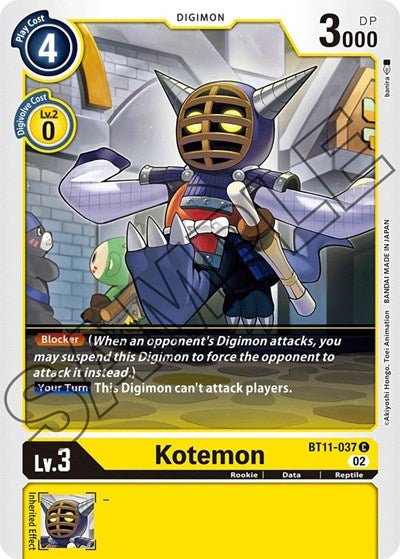 Kotemon (Dimensional Phase) Near Mint - Nick Nack's Full Frontal Attack