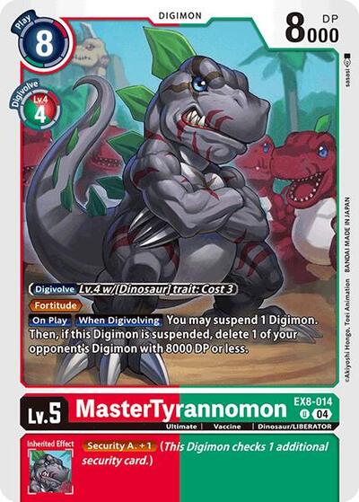 MasterTyrannomon (Chain of Liberation) Near Mint - Nick Nack's Full Frontal Attack