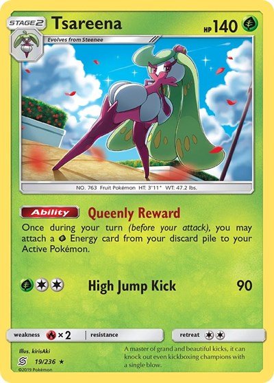 Tsareena (SM - Unified Minds) Near Mint Holofoil - Nick Nack's Full Frontal Attack