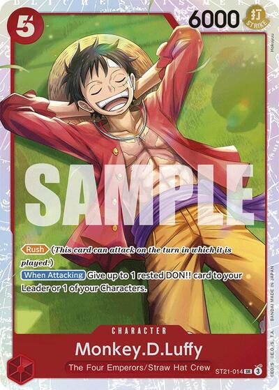 Monkey.D.Luffy (014) (Starter Deck EX: Gear 5) Near Mint Foil