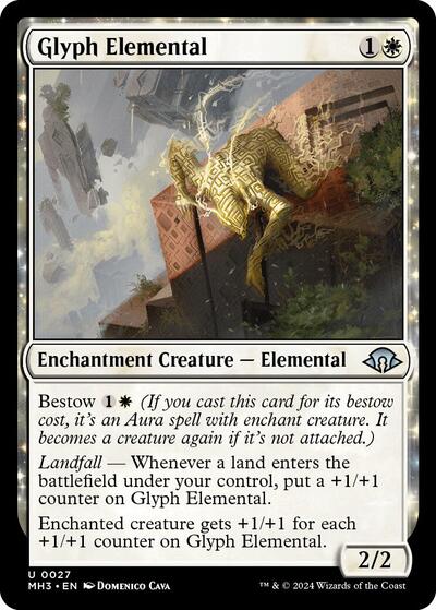 Glyph Elemental (Modern Horizons 3) Near Mint - Nick Nack's Full Frontal Attack