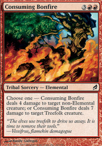 Consuming Bonfire (Lorwyn) Light Play