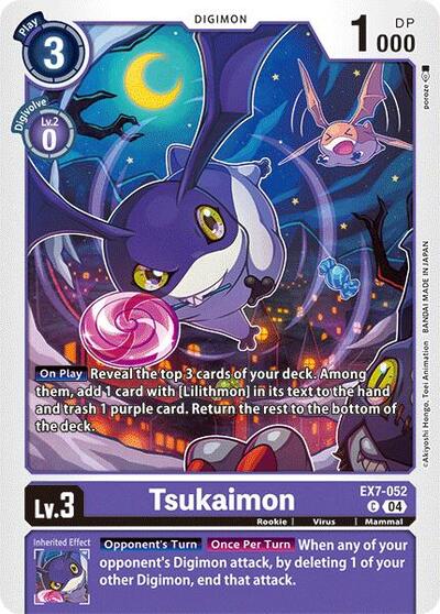 Tsukaimon (Digimon LIBERATOR) Near Mint - Nick Nack's Full Frontal Attack