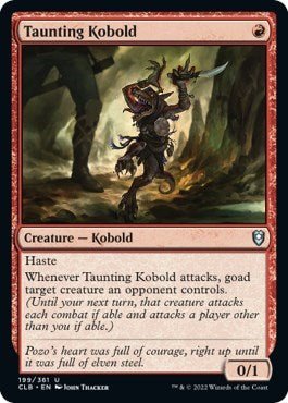 Taunting Kobold (Commander Legends: Battle for Baldur's Gate) Near Mint - Nick Nack's Full Frontal Attack