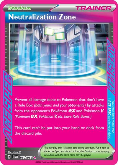 Neutralization Zone (SV: Shrouded Fable) Near Mint Holofoil