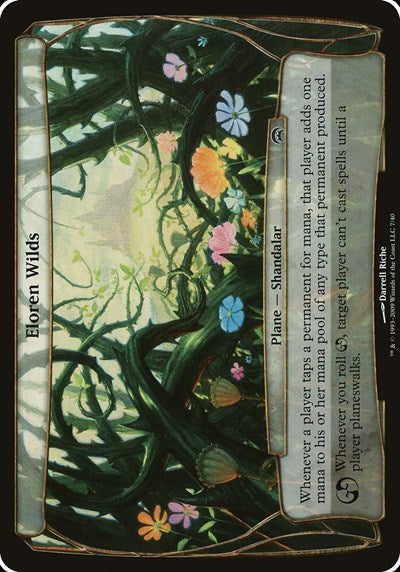 Eloren Wilds (Planechase) (Oversize Cards) Medium Play