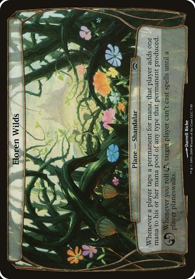 Eloren Wilds (Planechase) (Oversize Cards) Medium Play - Nick Nack's Full Frontal Attack