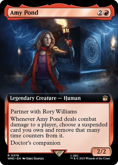 Amy Pond (Extended Art) (Universes Beyond: Doctor Who) Near Mint - Nick Nack's Full Frontal Attack