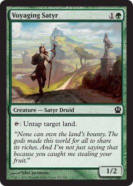 Voyaging Satyr (Theros) Near Mint - Nick Nack's Full Frontal Attack