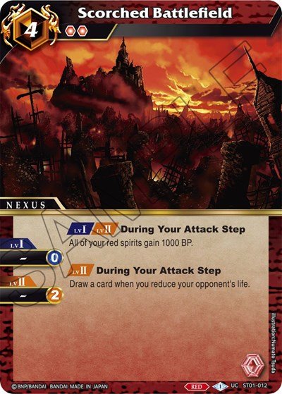 Scorched Battlefield (Starter Deck 01: Dragon Onslaught) Near Mint - Nick Nack's Full Frontal Attack