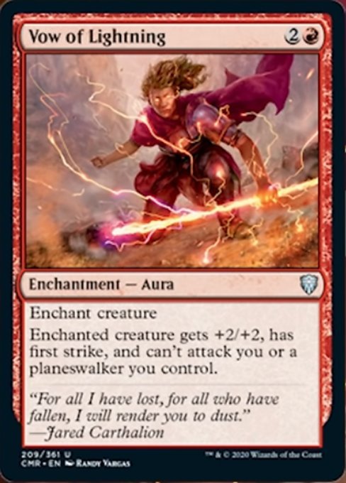 Vow of Lightning (Commander Legends) Near Mint - Nick Nack's Full Frontal Attack