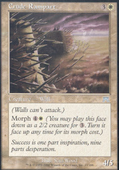 Crude Rampart (Onslaught) Medium Play