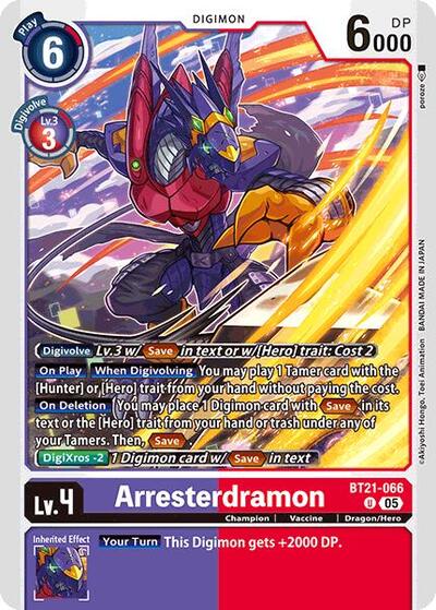 Arresterdramon (World Convergence) Near Mint - Nick Nack's Full Frontal Attack