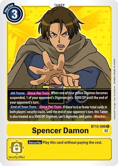 Spencer Damon (Versus Royal Knights) Near Mint - Nick Nack's Full Frontal Attack