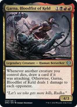 Garna, Bloodfist of Keld (Dominaria United) Near Mint - Nick Nack's Full Frontal Attack
