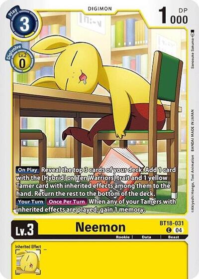 Neemon (Release Special Booster 2.0) Damaged / Poor