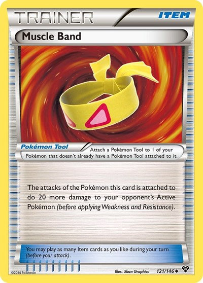 Muscle Band (XY Base Set) Damaged / Poor