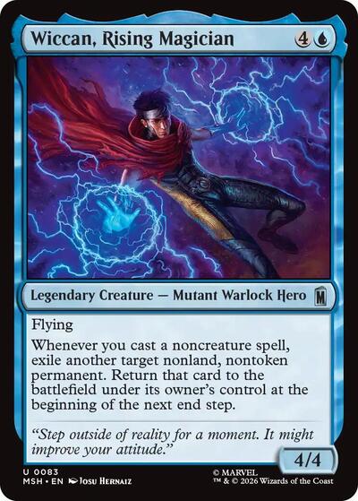 Wiccan, Rising Magician (Marvel Super Heroes) Near Mint - Nick Nack's Full Frontal Attack