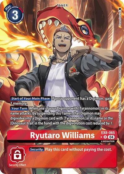 Ryutaro Williams (Alternate Art) (Chain of Liberation) Near Mint Foil - Nick Nack's Full Frontal Attack