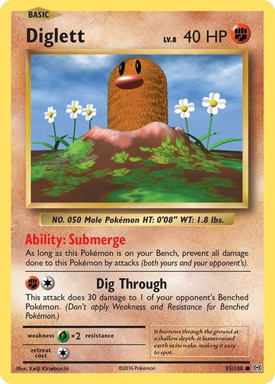 Diglett (XY - Evolutions) Near Mint