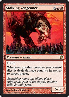 Stalking Vengeance (Commander 2013 Edition) Near Mint - Nick Nack's Full Frontal Attack