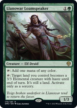 Llanowar Loamspeaker (Dominaria United) Near Mint - Nick Nack's Full Frontal Attack