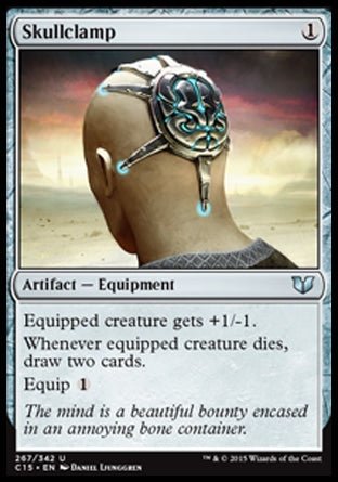 Skullclamp (Commander 2015) Light Play - Nick Nack's Full Frontal Attack