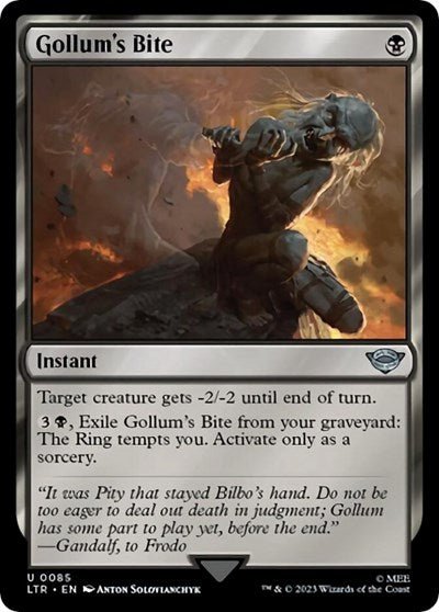 Gollum's Bite (Universes Beyond: The Lord of the Rings: Tales of Middle-earth) Near Mint - Nick Nack's Full Frontal Attack