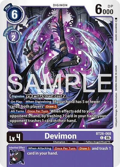 Devimon (Timeless Bonds) Near Mint