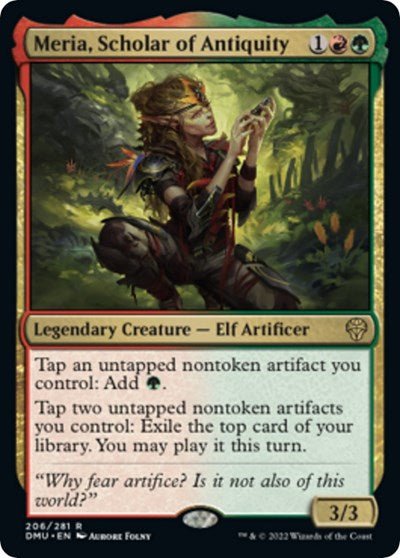 Meria, Scholar of Antiquity (Dominaria United) Near Mint - Nick Nack's Full Frontal Attack