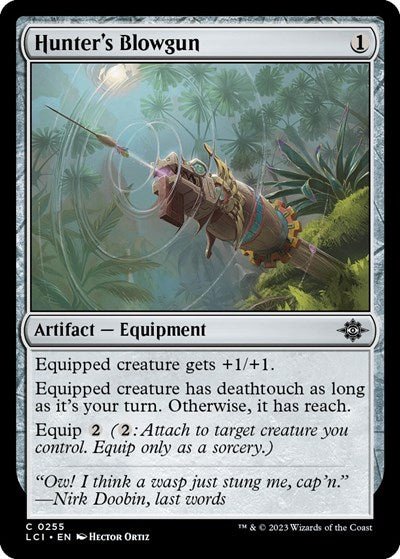 Hunter's Blowgun (The Lost Caverns of Ixalan) Near Mint - Nick Nack's Full Frontal Attack
