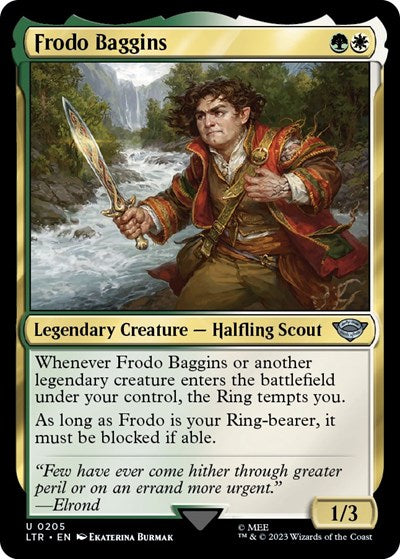 Frodo Baggins (Universes Beyond: The Lord of the Rings: Tales of Middle-earth) Near Mint - Nick Nack's Full Frontal Attack