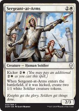 Sergeant - at - Arms (Dominaria) Near Mint - Nick Nack's Full Frontal Attack