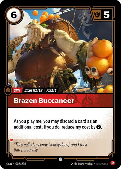 Brazen Buccaneer (Origins) Near Mint - Nick Nack's Full Frontal Attack