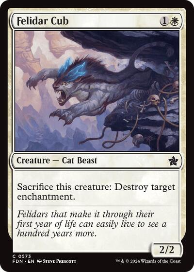 Felidar Cub (Foundations) Near Mint