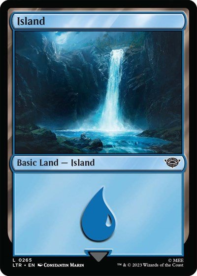 Island (0265) (Universes Beyond: The Lord of the Rings: Tales of Middle-earth) Near Mint - Nick Nack's Full Frontal Attack