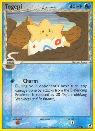 Togepi (Delta Species) (Dragon Frontiers) Medium Play