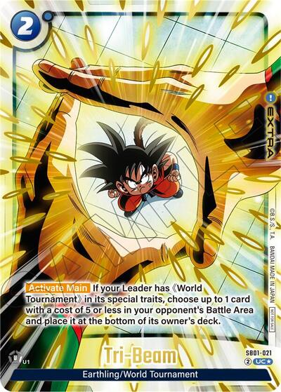 Tri-Beam (Limited Pack 02) (Alternate Art) (Tournament and Championship Promos) Near Mint Holofoil