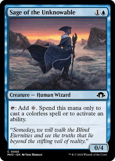 Sage of the Unknowable (Modern Horizons 3) Near Mint - Nick Nack's Full Frontal Attack