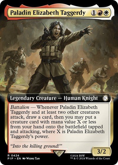 Paladin Elizabeth Taggerdy (Extended Art) (Universes Beyond: Fallout) Near Mint - Nick Nack's Full Frontal Attack