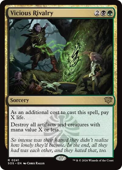 Vicious Rivalry (Secrets of Strixhaven) Near Mint