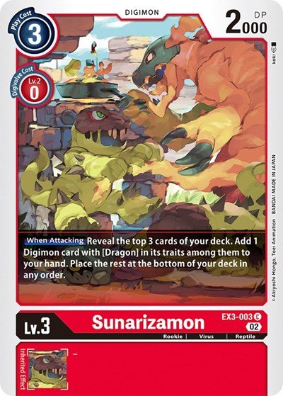 Sunarizamon (Draconic Roar) Near Mint - Nick Nack's Full Frontal Attack