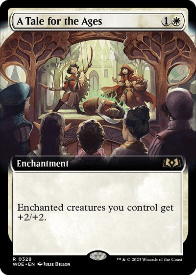A Tale for the Ages (Extended Art) (Wilds of Eldraine) Near Mint - Nick Nack's Full Frontal Attack