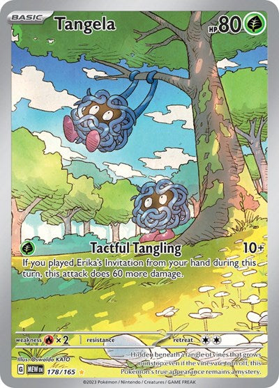 Tangela - 178 (Scarlet and Violet: 151) Near Mint Foil