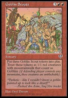 Goblin Scouts (Mirage) Light Play - Nick Nack's Full Frontal Attack